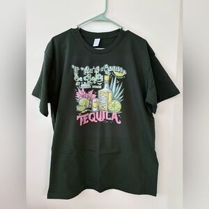 “Tequila”  Handmade Custom Graphic Tshirt